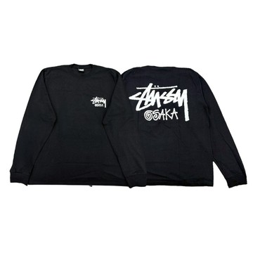 Stussy Stock Osaka 薄長袖 大阪限定 黑色 26S3993977-BK