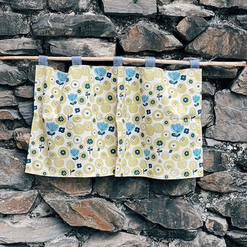 日系短門簾 / 花花世界 四色