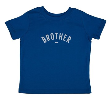 英國 Bob & Blossom 哥哥弟弟藍色棉質短袖T恤