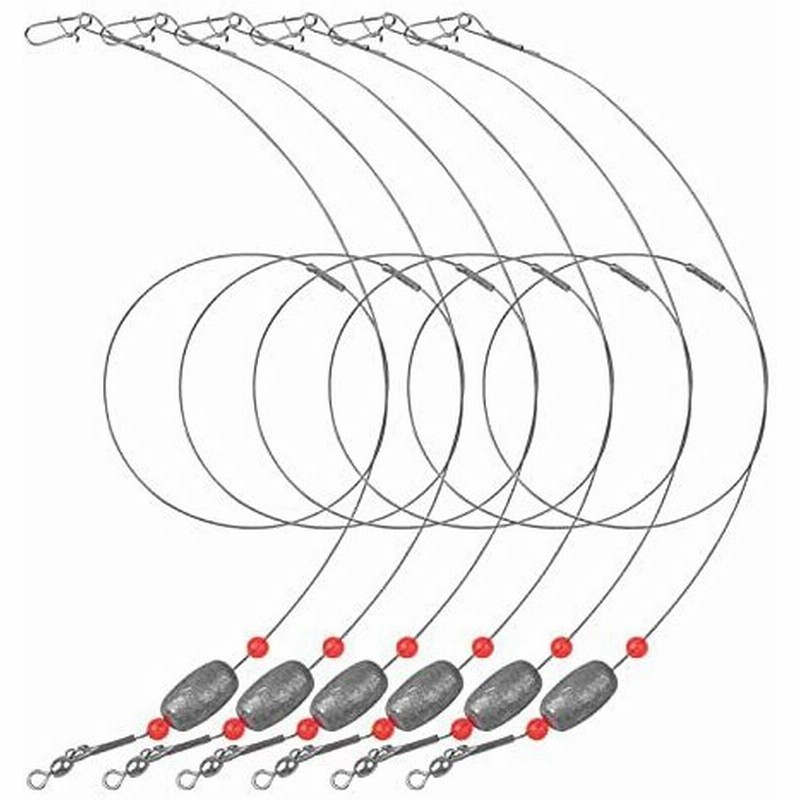 Silanon 中通しオモリ付き ワイヤー仕掛け シンカー オモリ 1 2oz ハリス 鋼線 仕掛け 船釣り 投げ釣り 海上釣堀 ヘビキャロ 仕掛けタチウオ 釣り 通販 Lineポイント最大get Lineショッピング