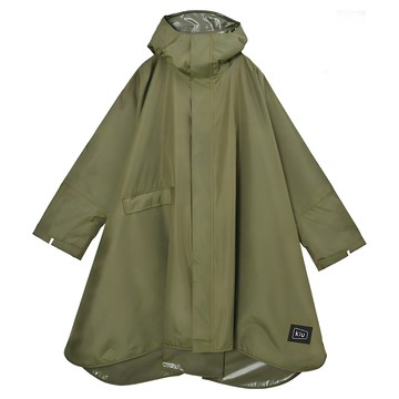 KiU 第二代 成人雨衣 K404-906  前長94 x 後長105 x 胸寬125.5cm  軍綠色  1件