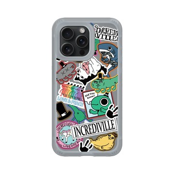 iPhone 15 Pro Max AirX 流變灰 - 怪奇事物所 Incrediville - 怪奇貼紙簿