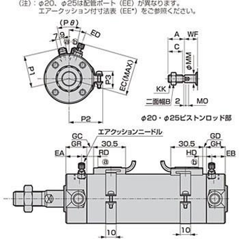 最新の激安 CKD スーパーマイクロシリンダ SCM-00-50B-100-T2V-R-ZI