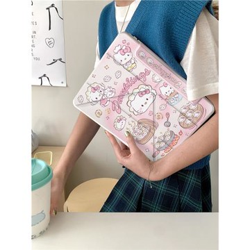 粉色暈染kt貓可拆分適用ipad11保護殼磁吸分離mini7新款ipad10蘋果平板保護套air7防摔720°旋轉筆槽11寸