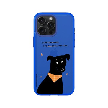 iPhone 15 Pro Max Clear 激光藍 - 小犬工作室 The little K9s - Love yourself.