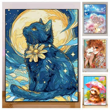 💛盒裝💛台灣製造💛 DIY鑽石貼畫 新款5D鑽石畫 水鑽貼畫 大幅 手工點鑽畫 立體貼鑽畫 手作 滿鑽 磚石貼畫 黏鑽畫