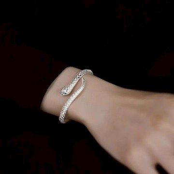 復古個性蛇形手鍊簡約時尚嘻哈潮流手鍊男女