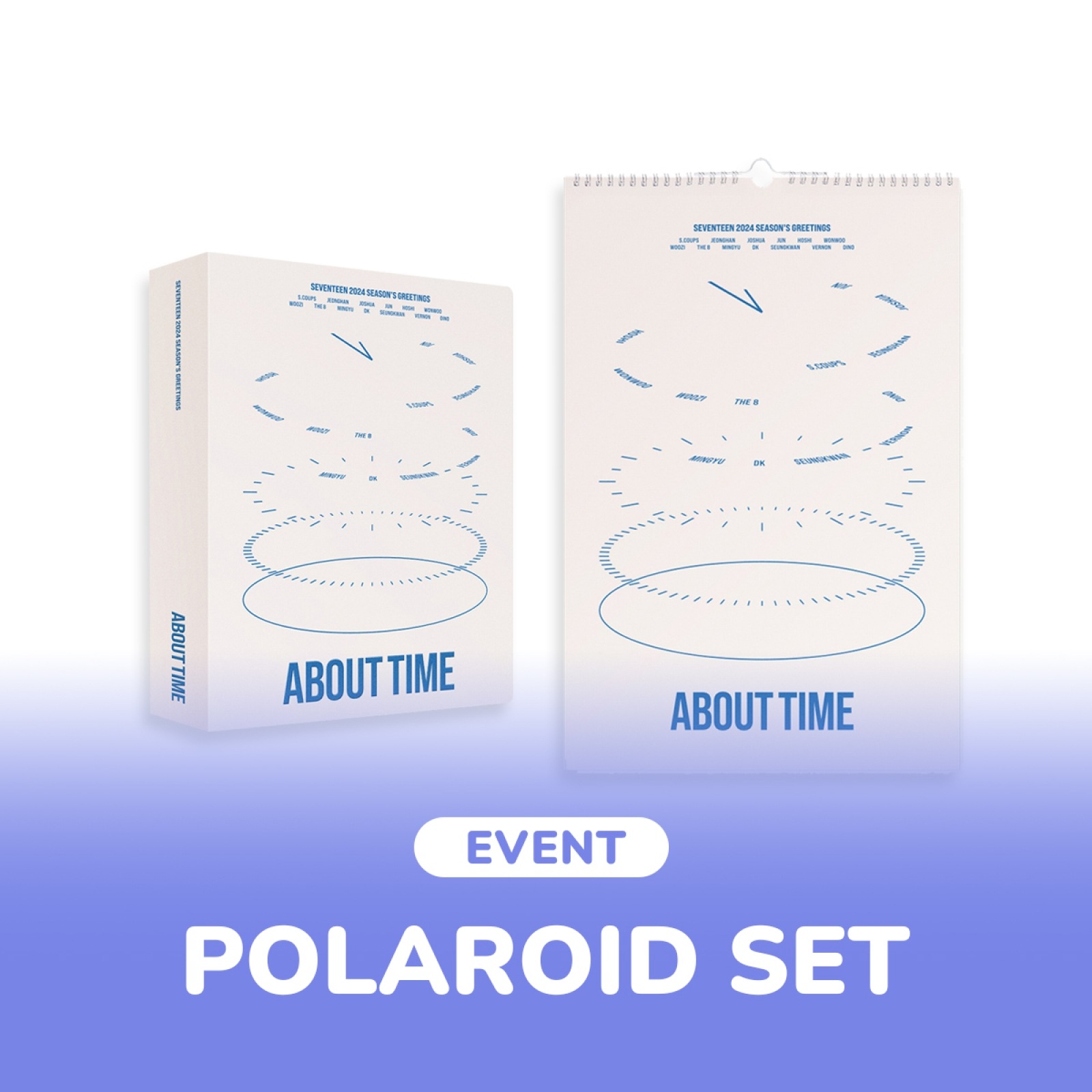 [PRE-ORDER EVENT] SEVENTEEN 2024 SEASONS GREETINGS   WALL CALENDAR SET  POLAROID SET)