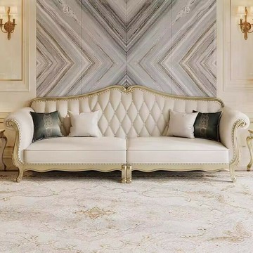 免運/公司貨 沙發 美式沙發 沙發組 菲瑪仕美式真皮沙發 輕奢高檔橡木法式大客廳美式沙發 奢華成套家具 可開發票 全館五折 工廠現貨直銷 新品特價 z1103