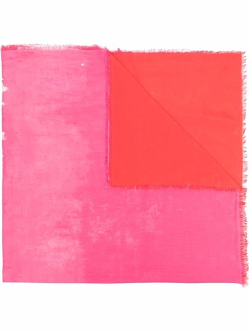 Faliero Sarti - gradient-effect cotton-blend scarf - women - Modal/Cotton/Cashmere - One Size - Pink