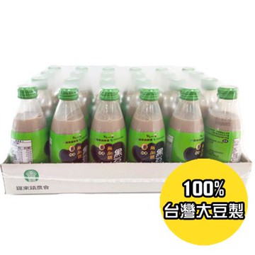 【羅東農會】羅董特濃無糖台灣青仁黑豆奶(24瓶 家庭裝/245ml)