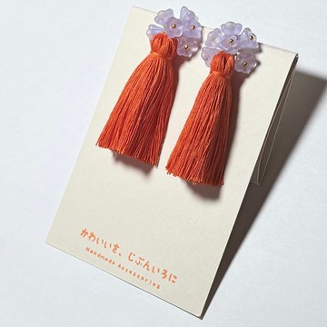 鬱金香耳環 不適用金屬過敏者