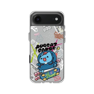 iPhone Air Clear Case（相機按鈕） 透明 - 貓貓蟲咖波 Bugcat Capoo - 街頭塗鴉