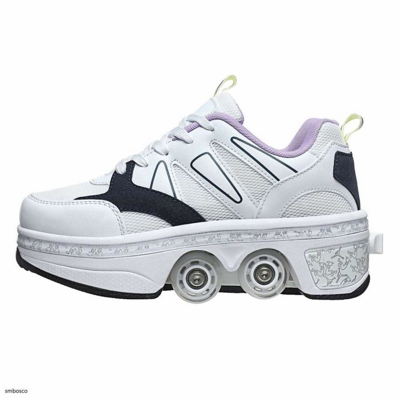 ローラースケート ローラーシューズ 大人/子供用 スニーカー 4輪タイプ