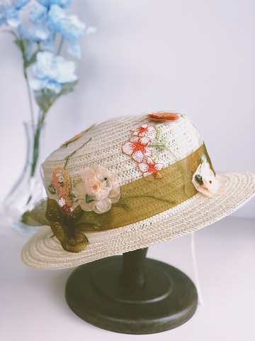 原創法式田園風帽子