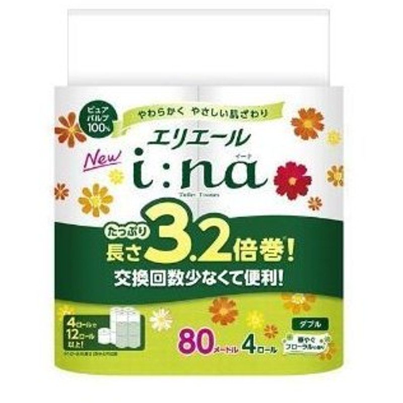 代引き不可】 大王製紙 エリエール トイレットティシュー コンパクト シングル 芯あり 82.5m 香り付き 1セット 64ロール：8ロール×8パック  qdtek.vn