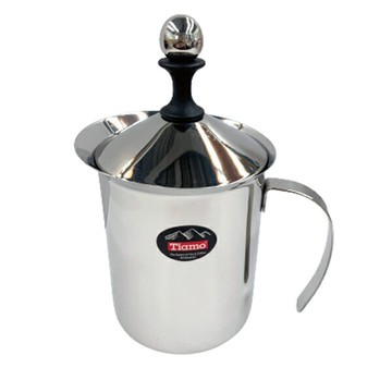 ??附發票??TIAMO 不銹鋼奶泡杯 400ML HA1508 奶泡器 不鏽鋼奶泡杯 手沖咖啡 手打奶泡杯 拉花奶泡杯 咖啡拉花手打奶泡 咖啡拉花奶泡杯