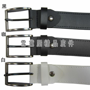 限時 滿3千賺10%點數↘ | ~雪黛屋~LIAN 休閒針皮帶MIT製造品質保證防水防刮厚皮革材質穿釦式造型皮帶百搭個性時尚潮流男女皆適中性款#7077