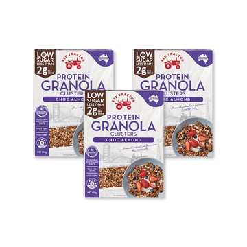 澳洲Red Tractor紅色拖拉機- 穀物麥片巧克力風味(450gx3包/組)