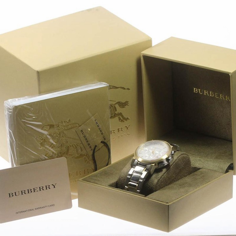 ☆未使用品☆箱・保証書付き【BURBERRY】バーバリー シティ BU9751