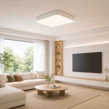 H&R安室家 遙控調光 50CM方寸之光 LED吸頂燈HR23981
