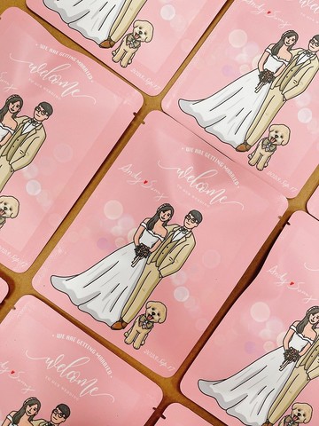 婚禮小物似顏繪茶包|桌上禮|請勿下標僅供作品參考