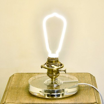 【DREAM LIGHTS獨家首創】全銅水晶座+單段開關|輕工業風