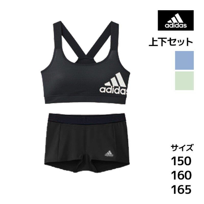 ジュニアレディース adidas アディダス ハーフトップ&ショーツ 上下