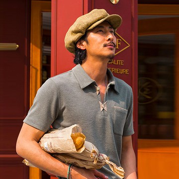 SOARIN棉感重磅撞色素面休閒POLO(212P407)