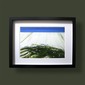 *河堤邊 二* 手繪油畫  非印刷品