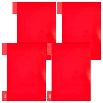 DaTaBanK 三田文具 A4 標準型 小3孔夾資料夾 32*26*2.5 cm PP聚丙烯材質  紅色  4本