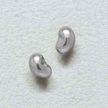 【Second Earrings】 鉑金豆耳環