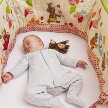 【法國ebulobo】熊抱抱故事床圍/寶寶安心，父母放心