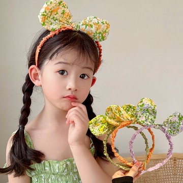 兒童可愛蝴蝶結發箍女童韓版束發頭箍小女孩公主頭飾發卡寶寶頭扣