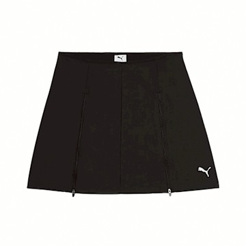 Puma 短風裙 Dare To Woven Skirt 女 全黑 流行 ROSE著用 62983001