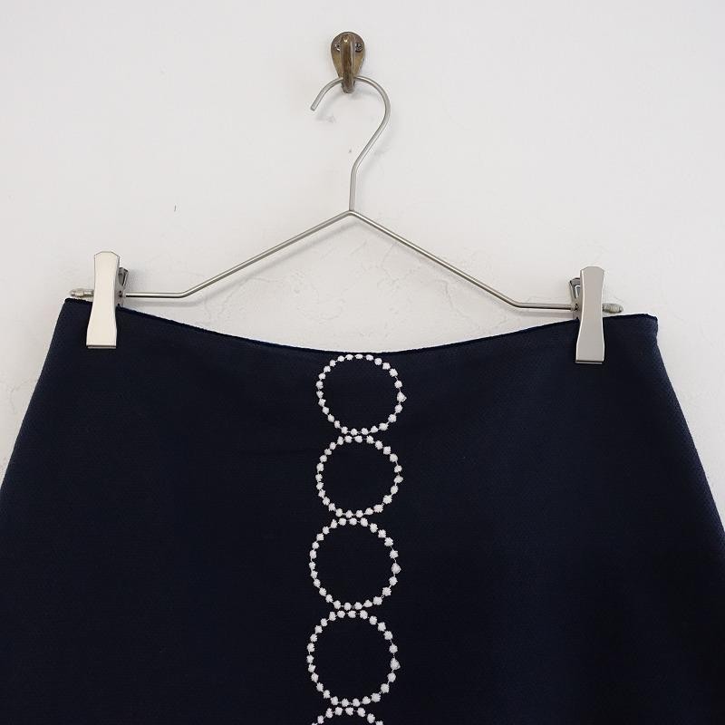 40 ファッション ミナペルホネン tambourine タンバリン スカート 刺繍