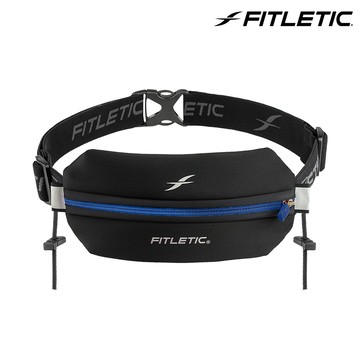 Fitletic NEO Racing Neoprene運動腰包N01R 黑藍｜反光 跑步 路跑 慢跑 輕量 夜光 馬拉松