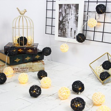 創意燈飾 籐球燈串 插座款 黑暗武士 長度3M LED氣氛燈 聖誕節