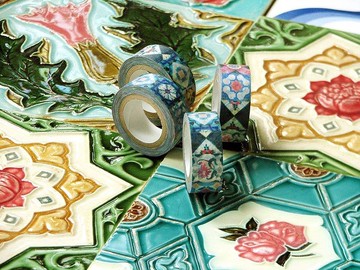 彩色磁磚紙膠帶