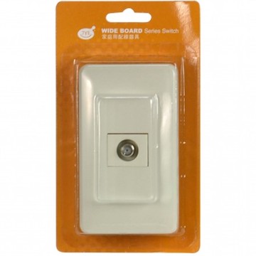 電視一插座蓋板組 牙