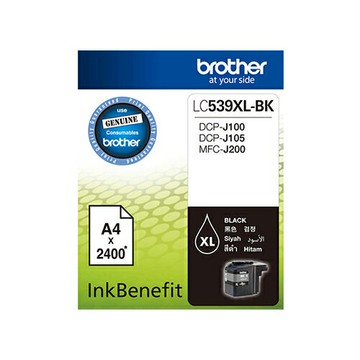 兄弟牌 BROTHER 黑色原廠墨水匣 / 盒 LC539XLBK【APP滿額下單4%點數(單一帳號最高1500點)】5/31止