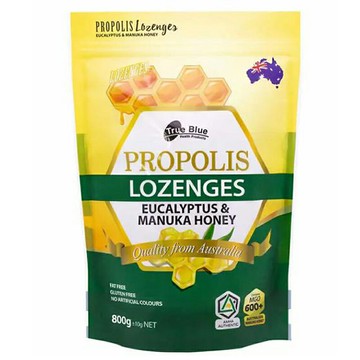 [COSCO代購6] C222982 True Blue 蜂膠潤喉糖 (尤加利 + 麥蘆卡蜂蜜口味) 800 ± 15公克