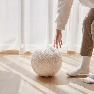 grado 麻球抱枕 Sesame Ball Cushion 枕頭沙發枕頭靠枕 - 棕褐色