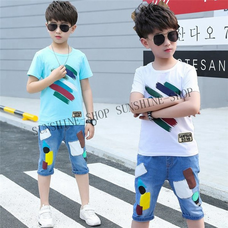 子供服 セットアップ キッズ 男の子 2点セット 半袖 シャツ+半ズボン カジュアル パンツセット 春夏着 上下セット パンツ 可愛い 通販 LINEポイント最大GET | LINEショッピング 子供服 セットアップ キッズ 男の子 2点セット 半袖 シャツ+半ズボン カジュアル パンツセット 春夏着 上下セット パンツ 可愛い 通販 LINEポイント最大GET | LINEショッピング