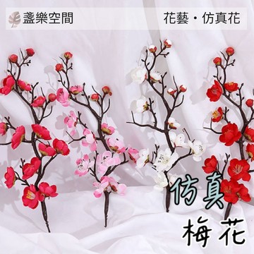 梅花裝飾 仿真梅花  單支花 蛋糕裝飾 烘焙裝飾 祝壽花 節日禮物 乾燥花 永不凋零 拍照道具 婚禮佈置