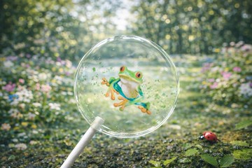 圖紋棒棒糖－林間躍影