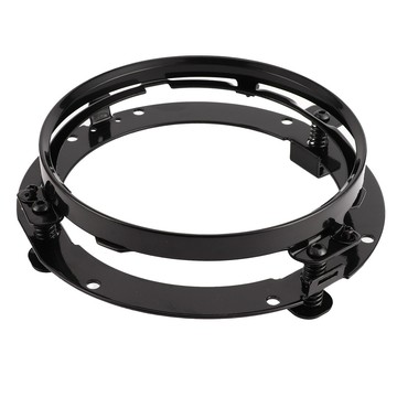 WRANGLER JEEP 大燈安裝支架前燈圓形支架固定底座 7 英寸適合吉普牧馬人 JKBlack 2026