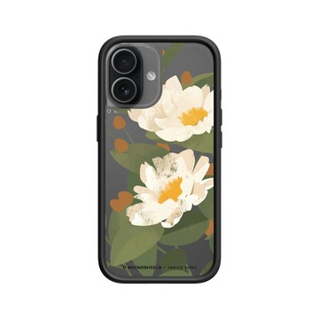 iPhone 17 Mod NX -邊框背蓋組合 (相機按鈕) 黑 - Janice Sung - Flora 花
