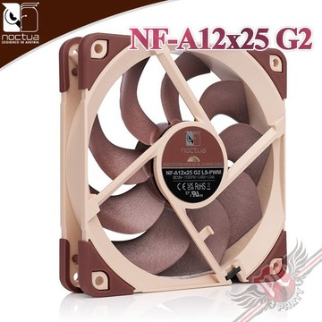 Noctua 貓頭鷹 NF-A12x25 G2 PWM 12公分 SSO2 軸承靜音扇 PCPARTY