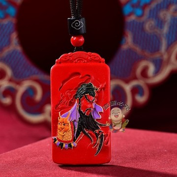 免運🔥紅砂關公吊墜 武財神關羽項鍊 紅砂吊飾 本命年護身符 龍牌項鍊 招財生意 平安辟邪擋災 祈福開運飾品 硃砂掛飾